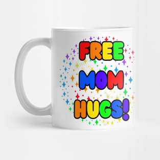 Free Mom Hugs LGBTQ Pride Mug